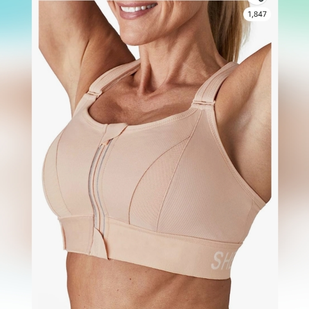 Shefit M Ultimate High impact sports bra,M,Sandstorm color